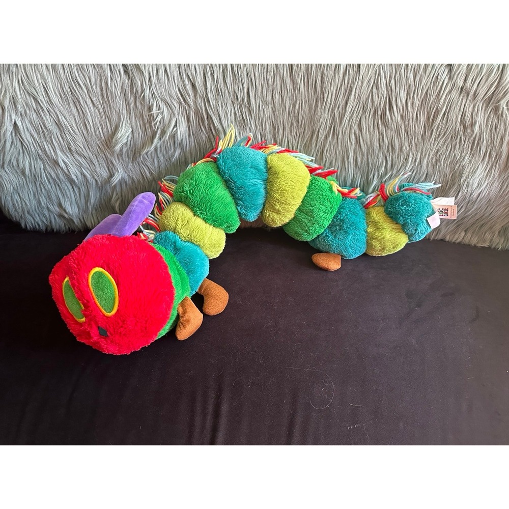 The Very Hungry Caterpillar Plush Stuffed Animal Toy Large 31" long Eric Carle
